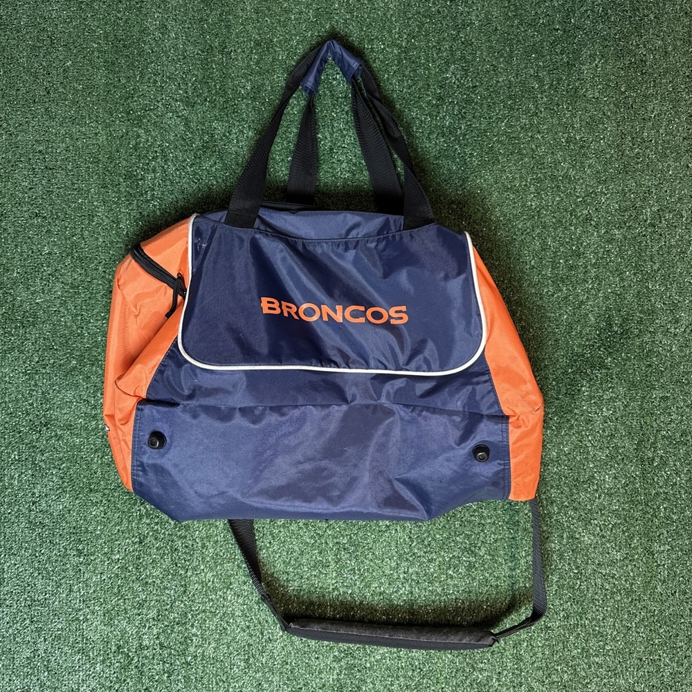 Denver Broncos Vintage Rare 90's Duffle Gym Bag NFL Football Travel Reebok